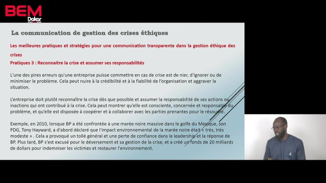 S3 A6 La communication de gestion des crises éthiq