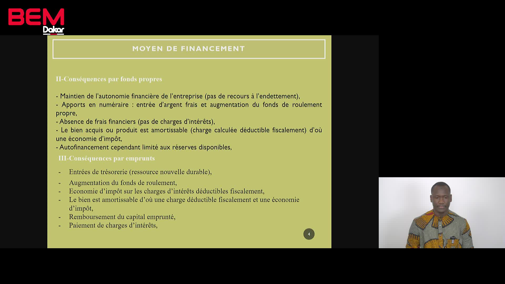 S4 A1 MOYEN DE FINANCEMENT