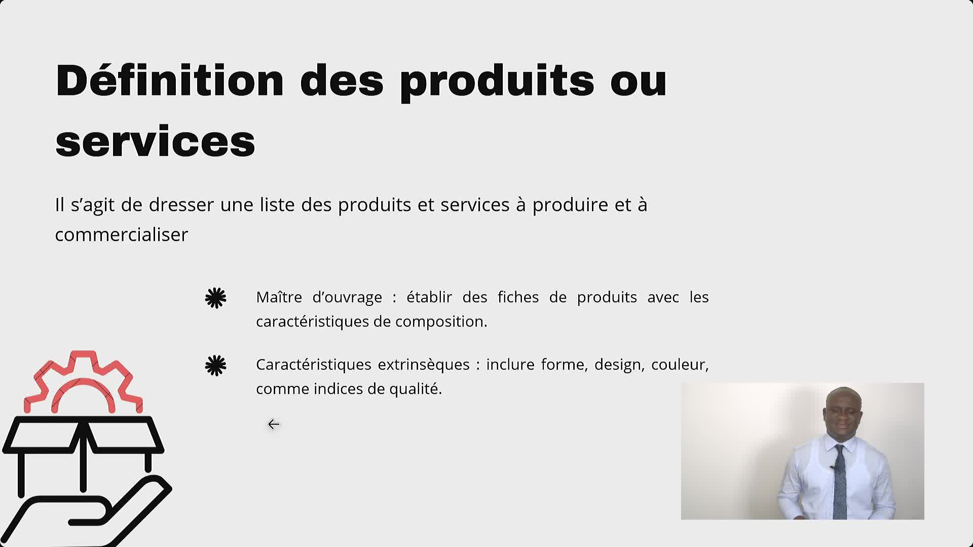 S1 A2  Comment définir les produits ou services