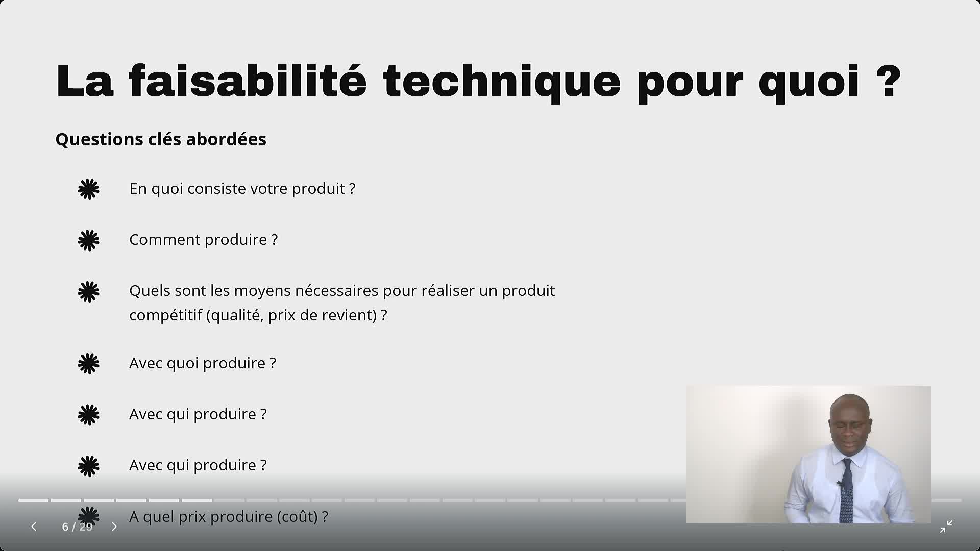 S1 A1  La faisabilité technique