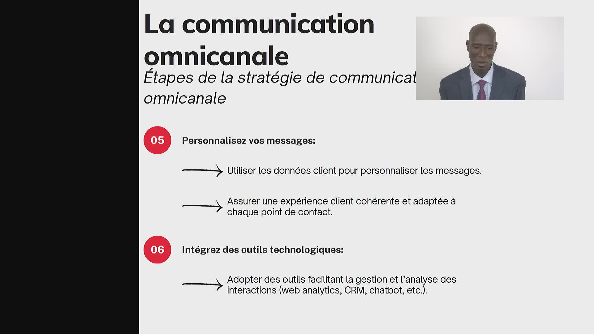 S4 A3 Etapes de la stratégie de communication omni