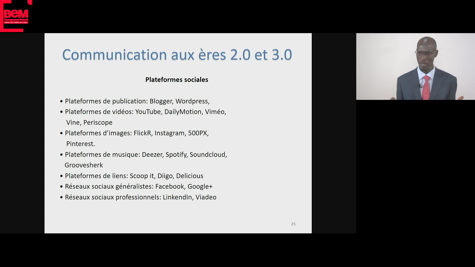 S1 A4 Communication eres 2.0 et 3.0 Dr Samba Laobe GAYE