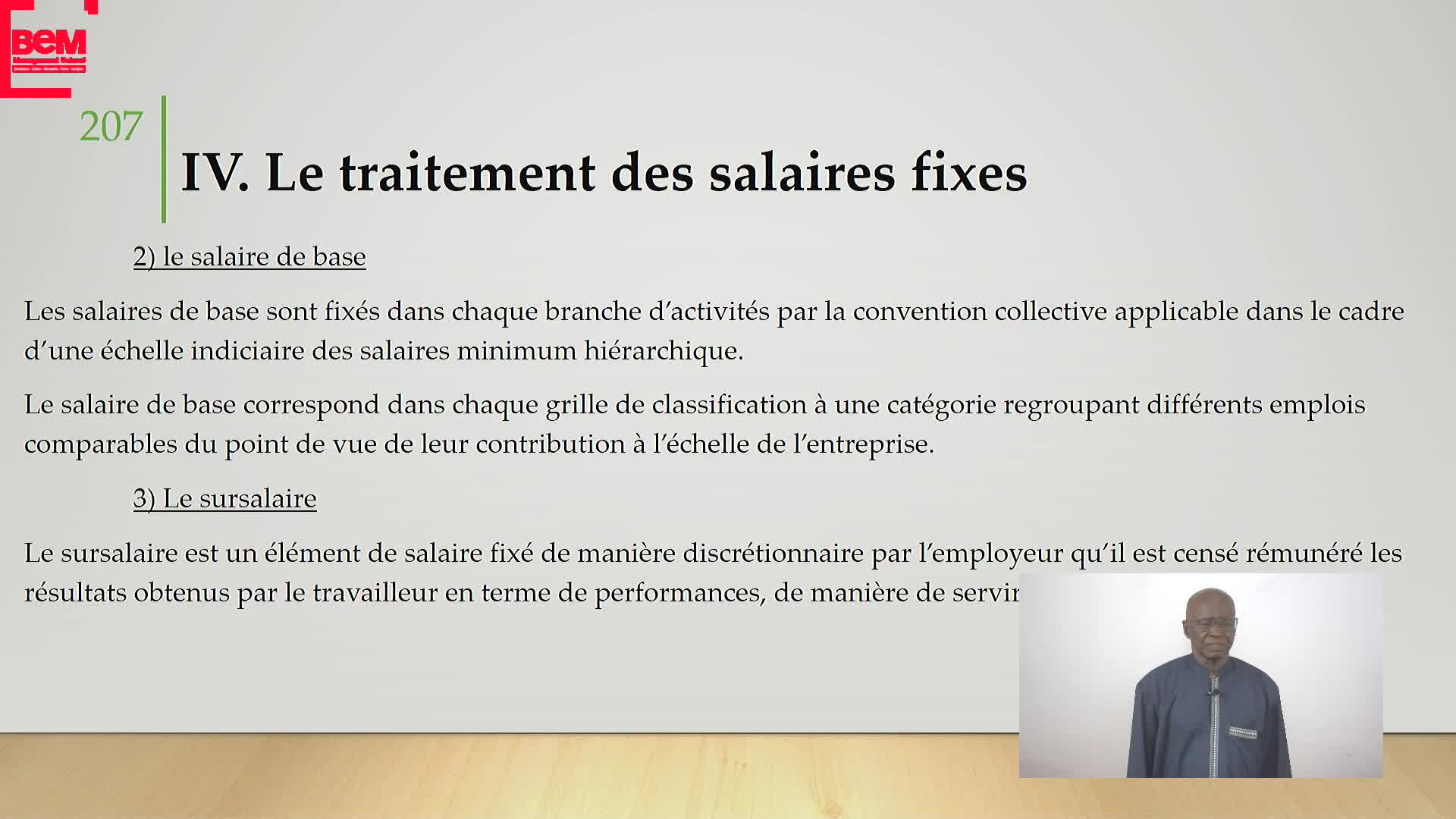 Présentation séquence 7 Cours Droit Social