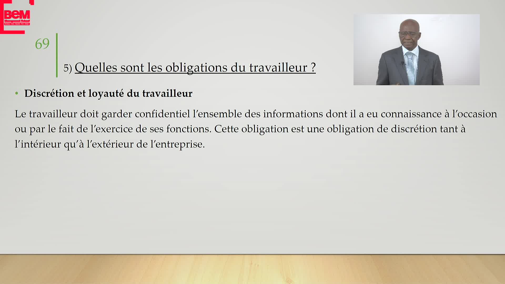 Présentation séquence 2 Cours Droit Social