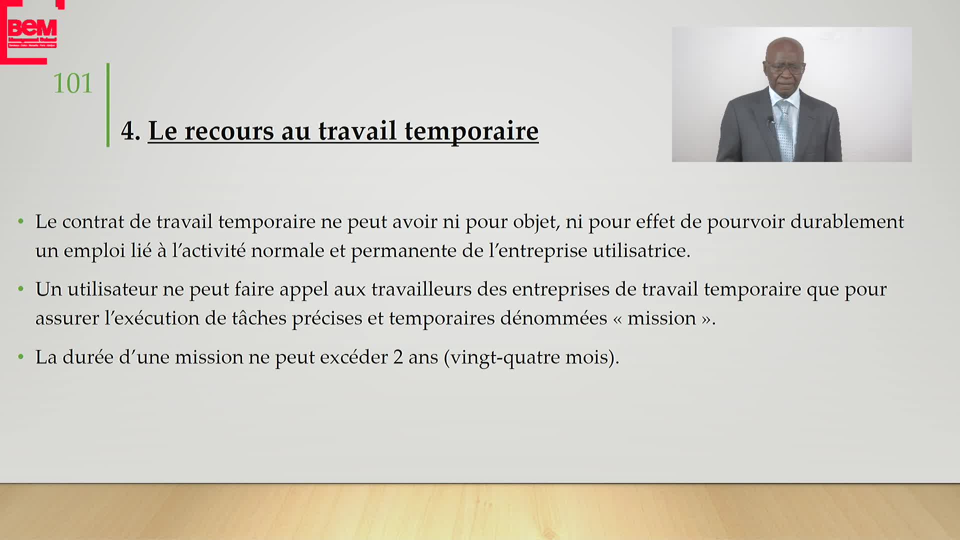 Présentation séquence 3 Cours Droit Social