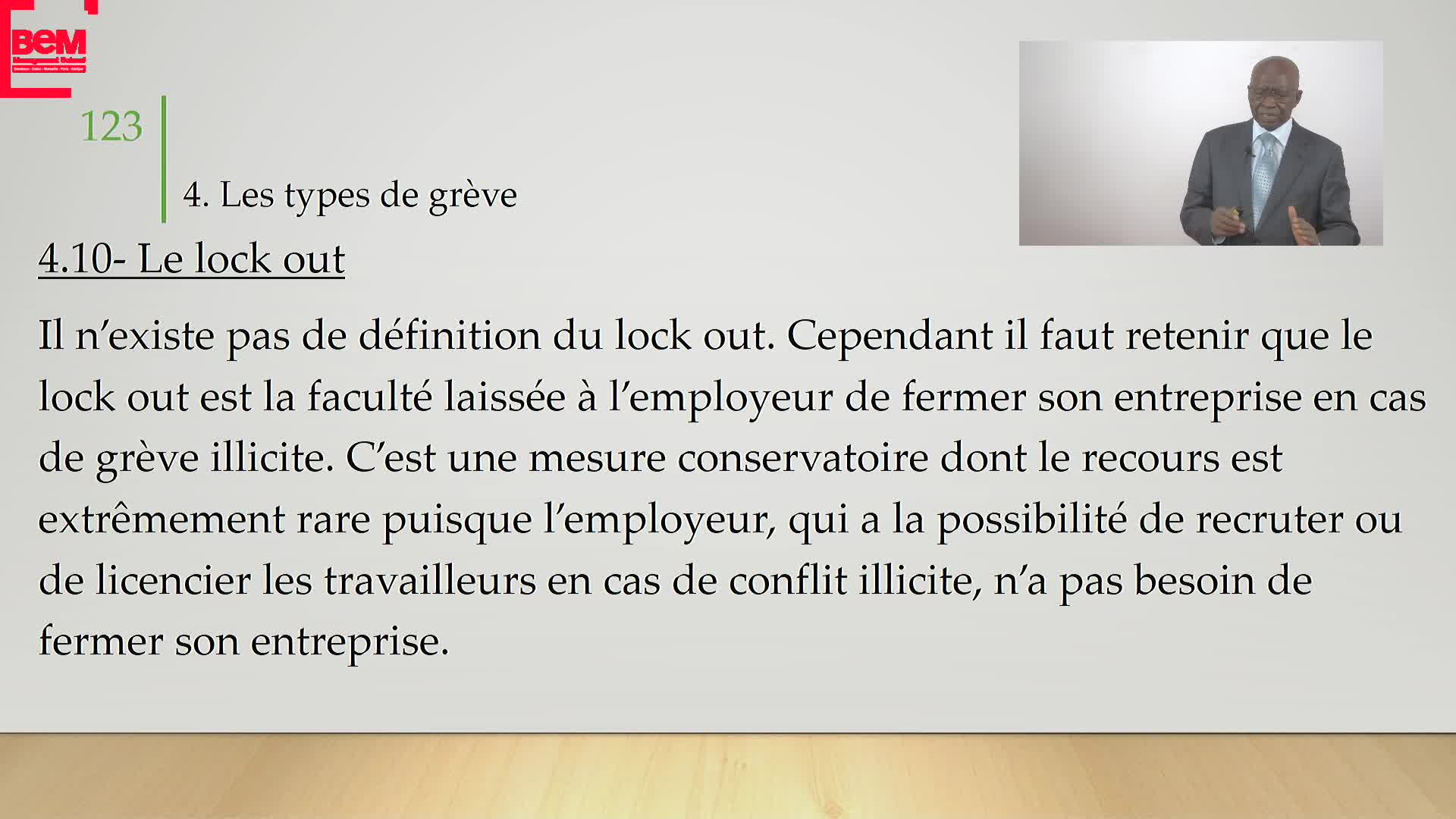 Presentation sequence 4 Cours DS