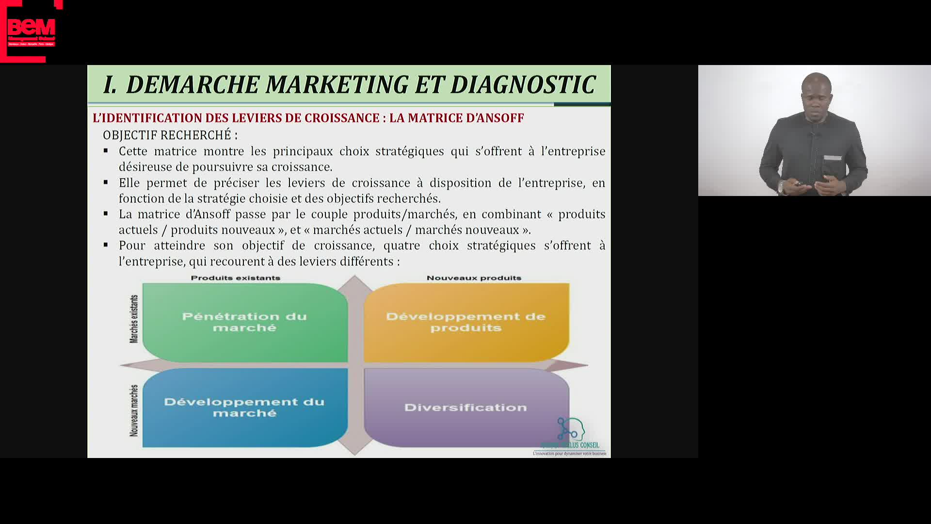 Séquence 1 Marketing Stratégique M MBAYE