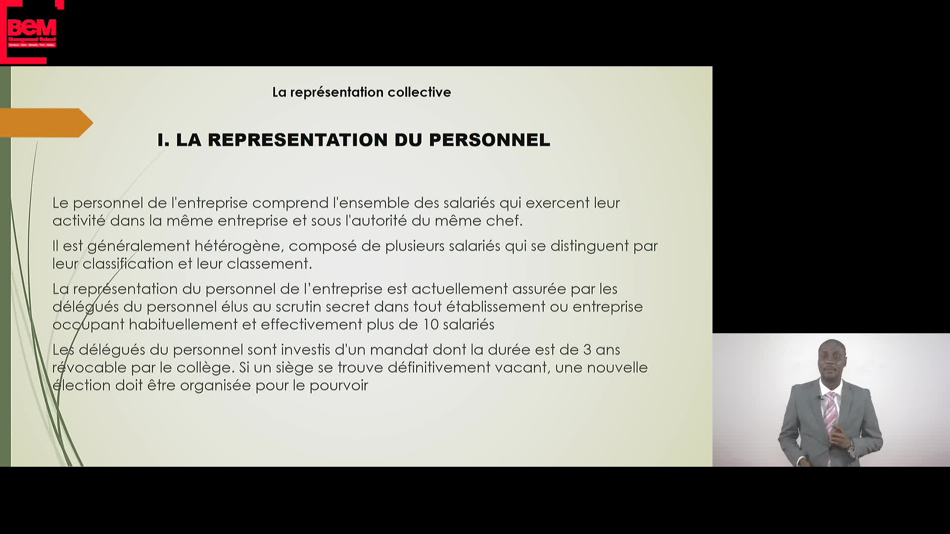 Séquence 3 droit du travail M NGOM