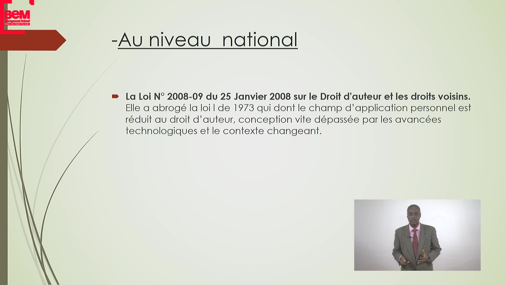 Sequence 1 Droit de la proprite int M NGOM