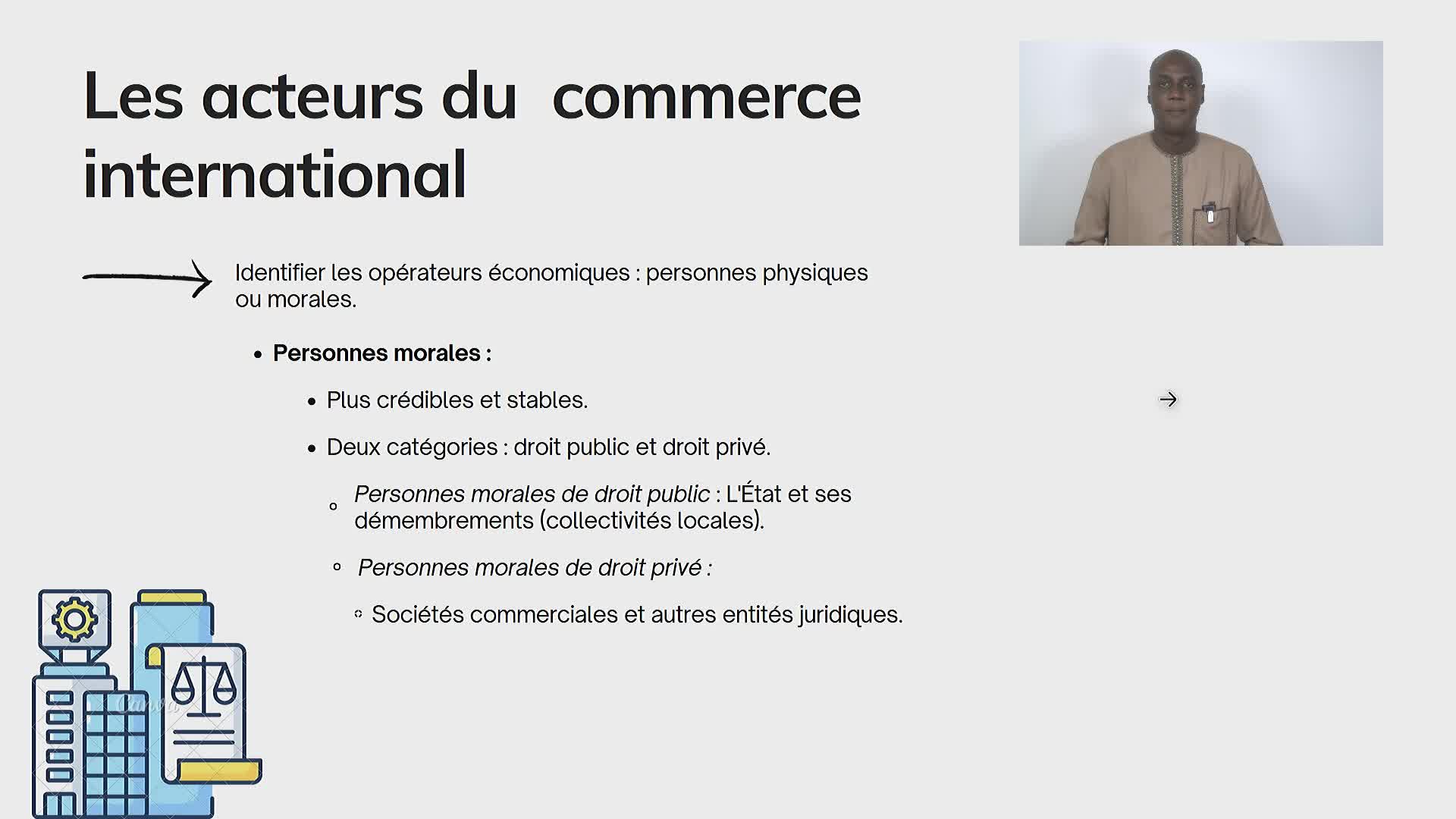 S2A1 LES ACTEURS DU COMMERCE INTERNATIONAL