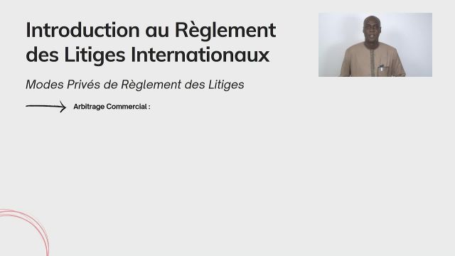 S3A1 Introduction au Règlement des Litiges Interna