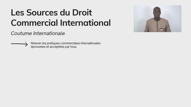 S1A3 Les principales sources du droit commercial