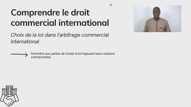 S1A1  Comprendre le droit commercial international