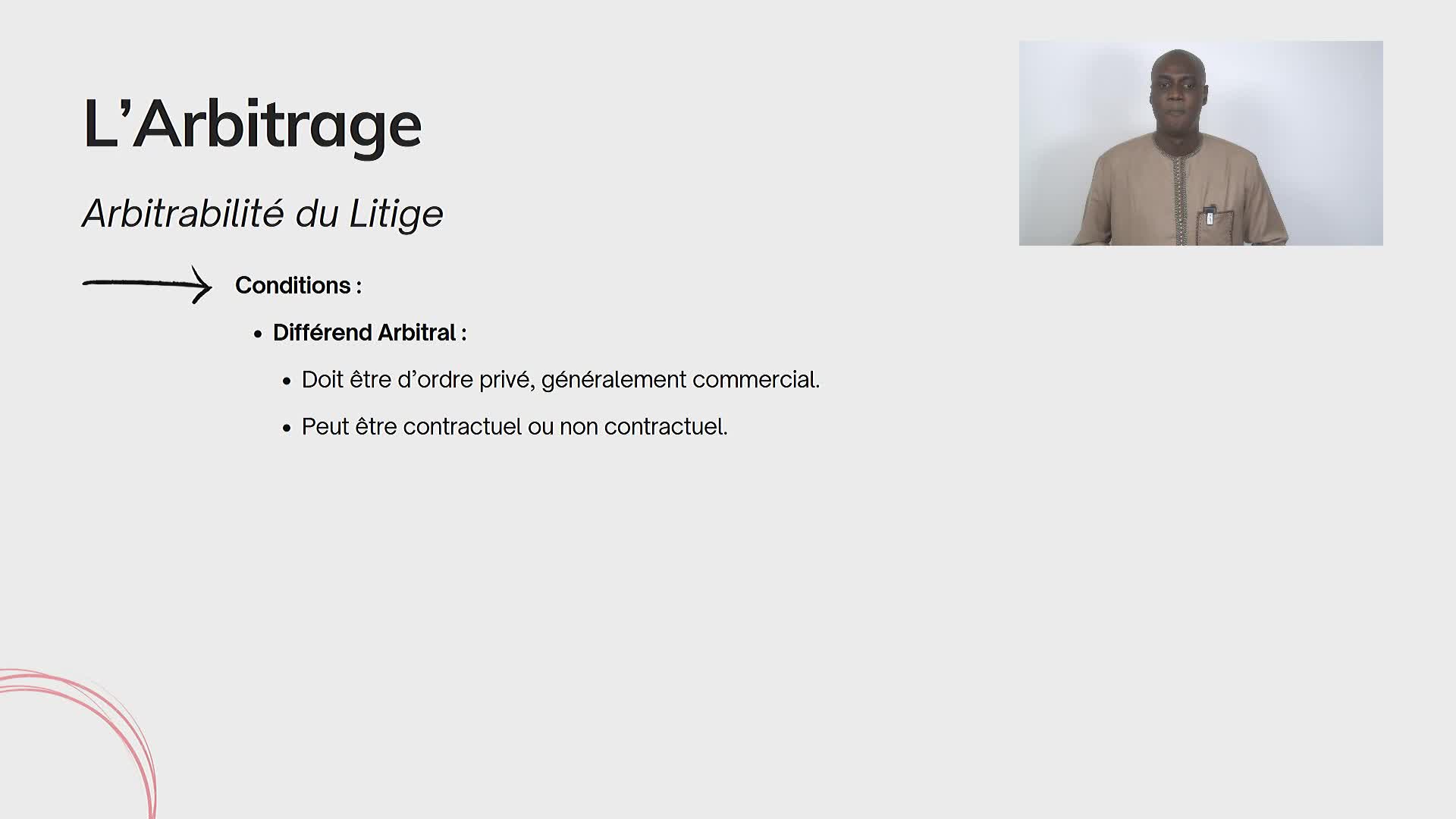 S3A2 L'Arbitrage