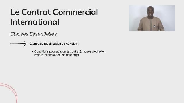 S2A2 LE CONTRAT COMMERCIAL INTERNATIONAL