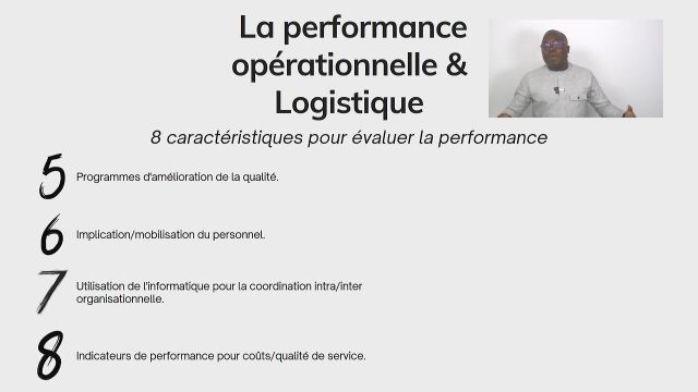 S1A4 La performance opérationnel & Logistique