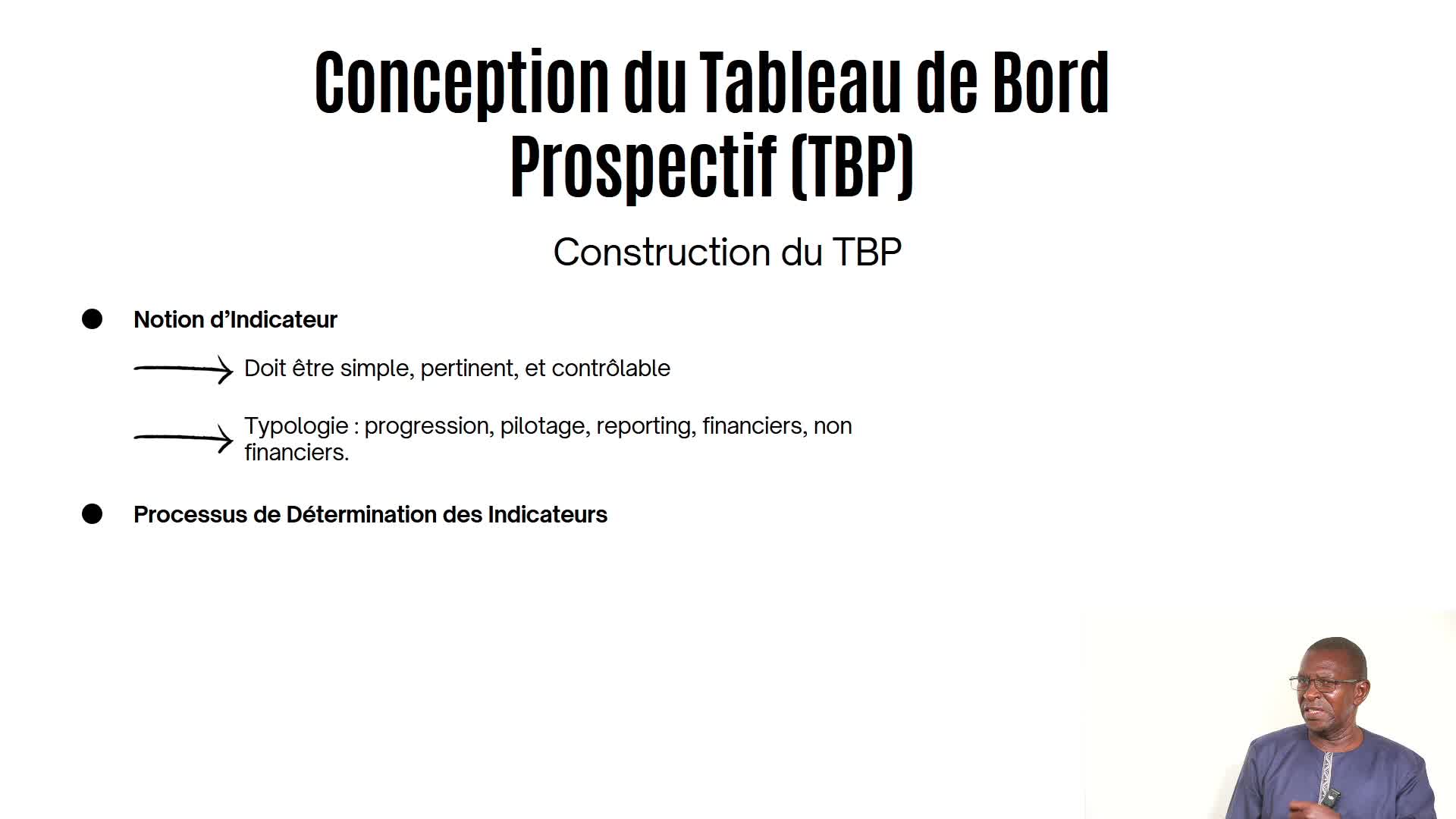 S3A3 la conception du tableau de board