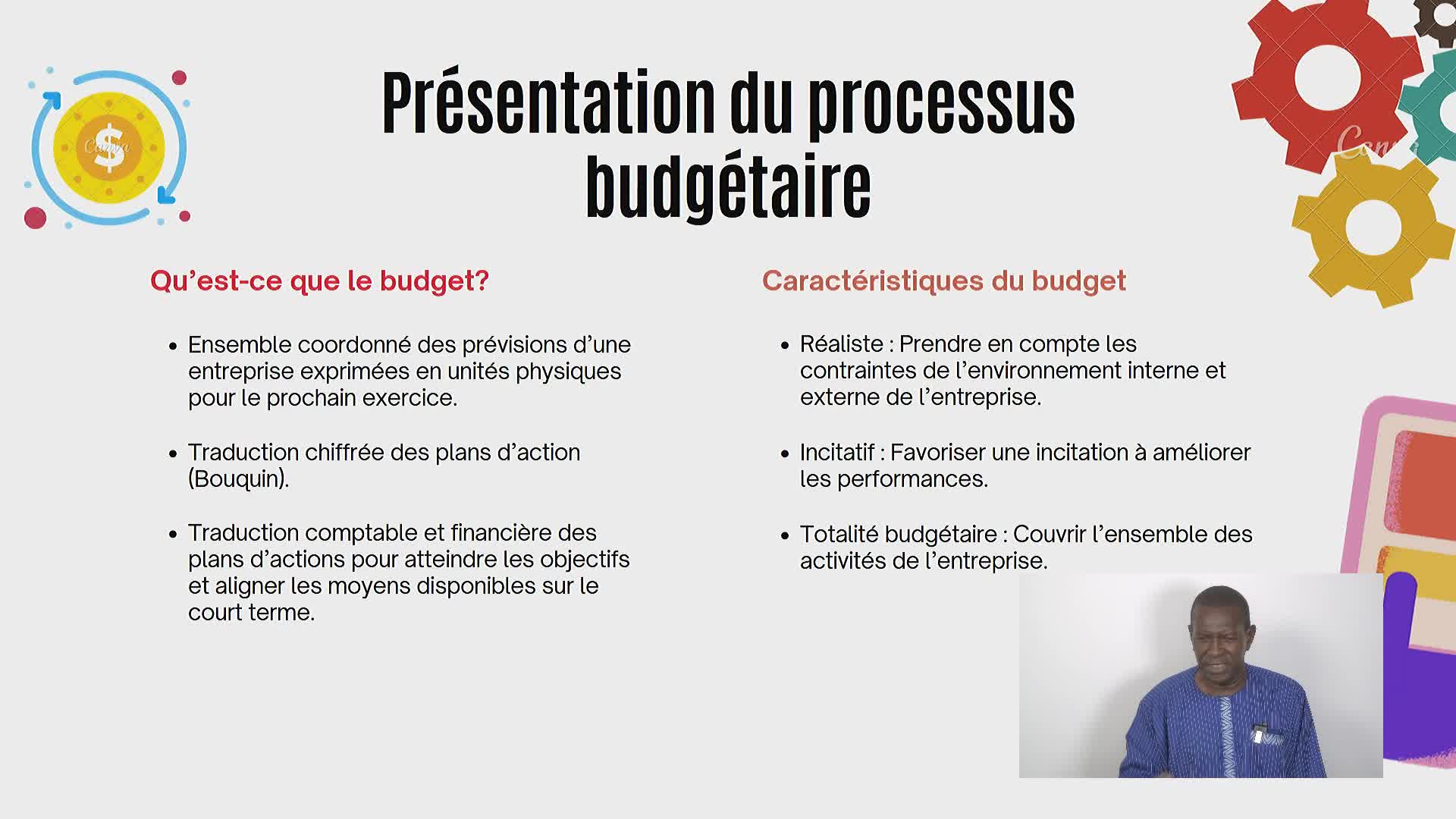 S1A1 Présentation du processus budgétaire