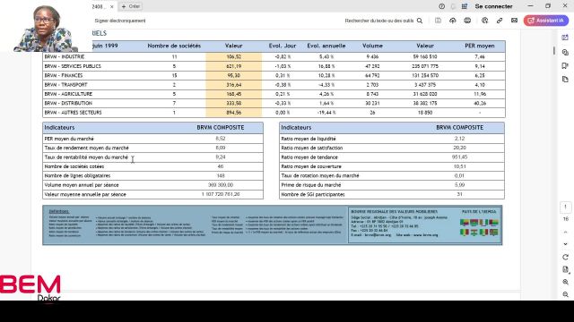 S3A0 Journal de la bourse