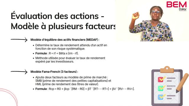 S3A2  Évaluation des actions  modèle à plusieurs