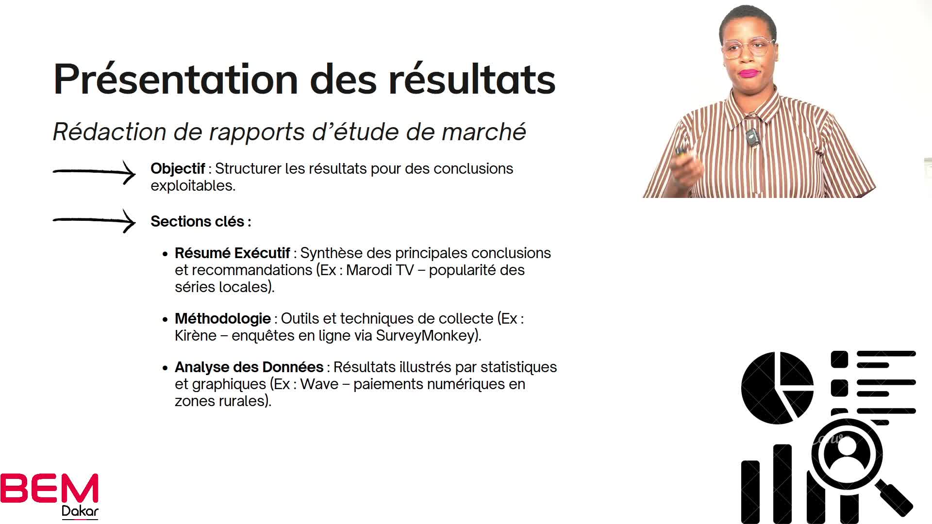 S3A1 Présentation des résultats