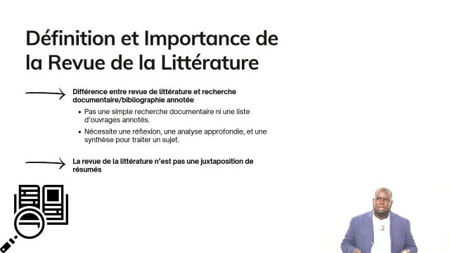 MR S3A1 Définition et Importance de la Revue