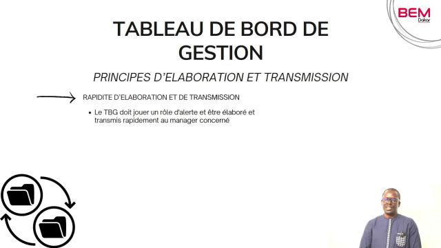 S3A1  Tableau de bord de gestion