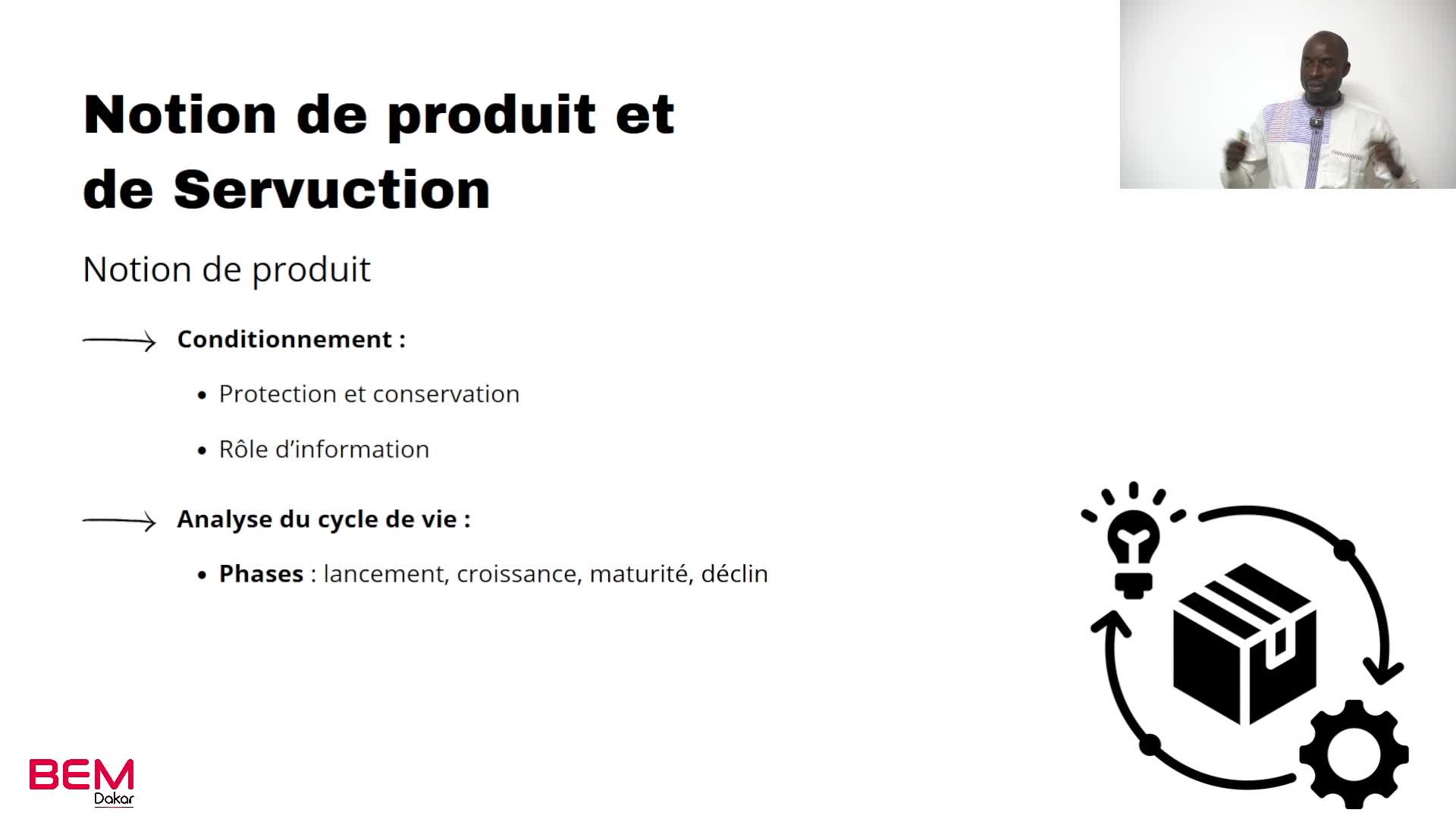 S1A2  Notion de produit et de Servuction