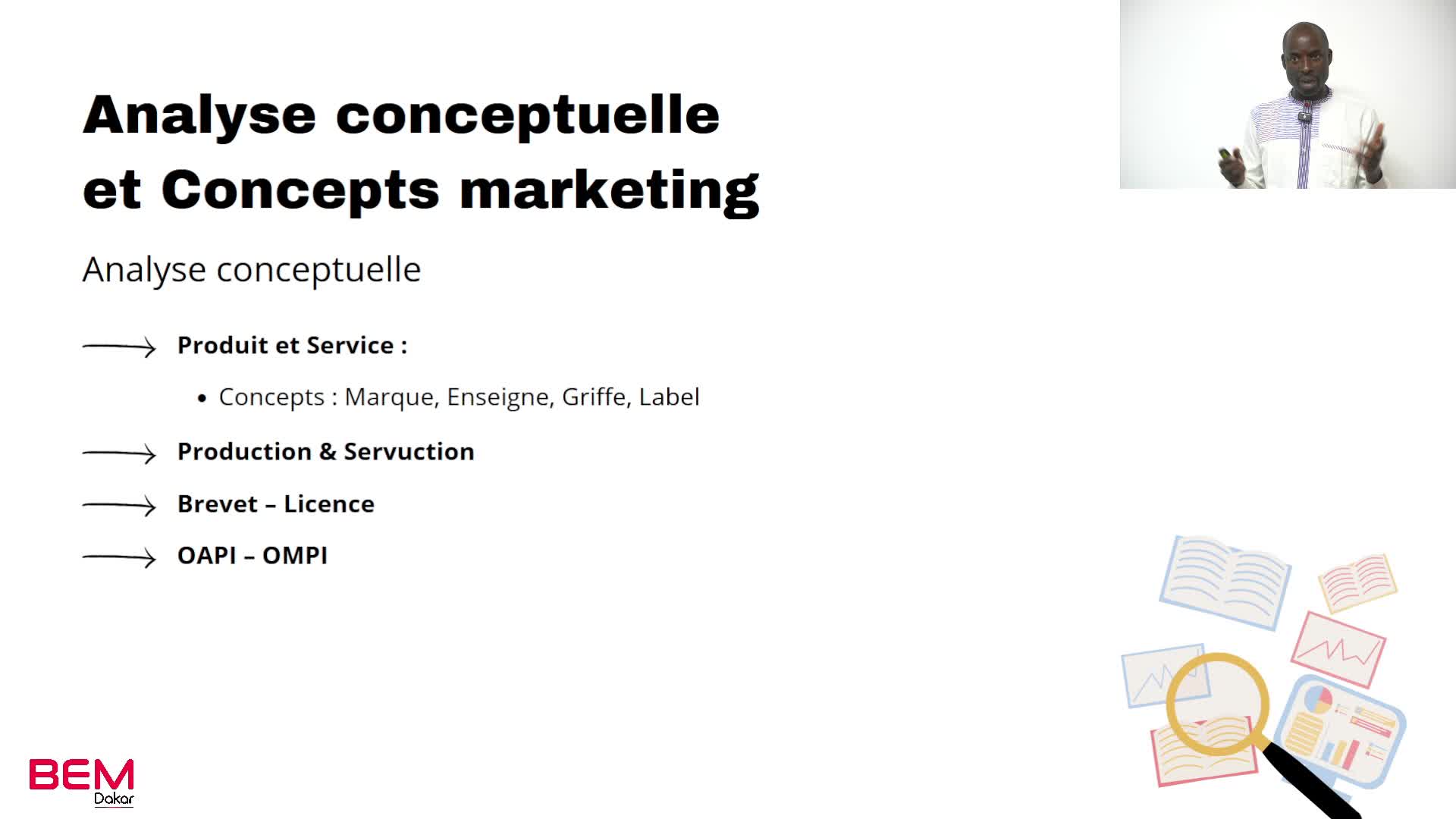 S1A1  Analyse conceptuelle et Concepts mark