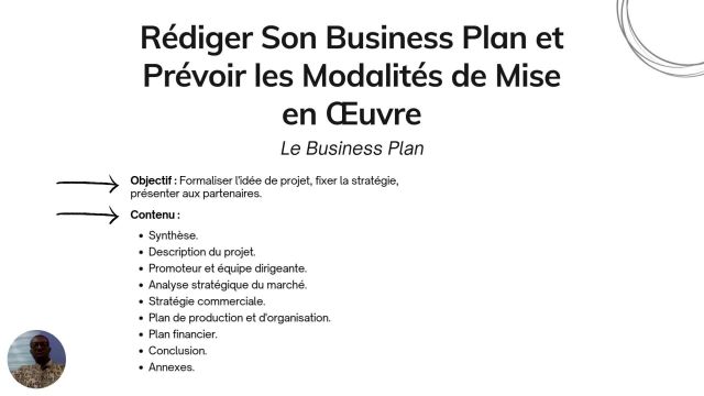 Entreprenariat S4A4 Rédiger son business plan et p