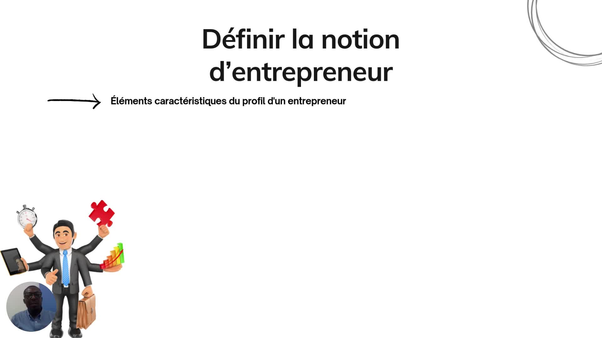Entreprenariat S1A3 Définir la notion d'entreprene