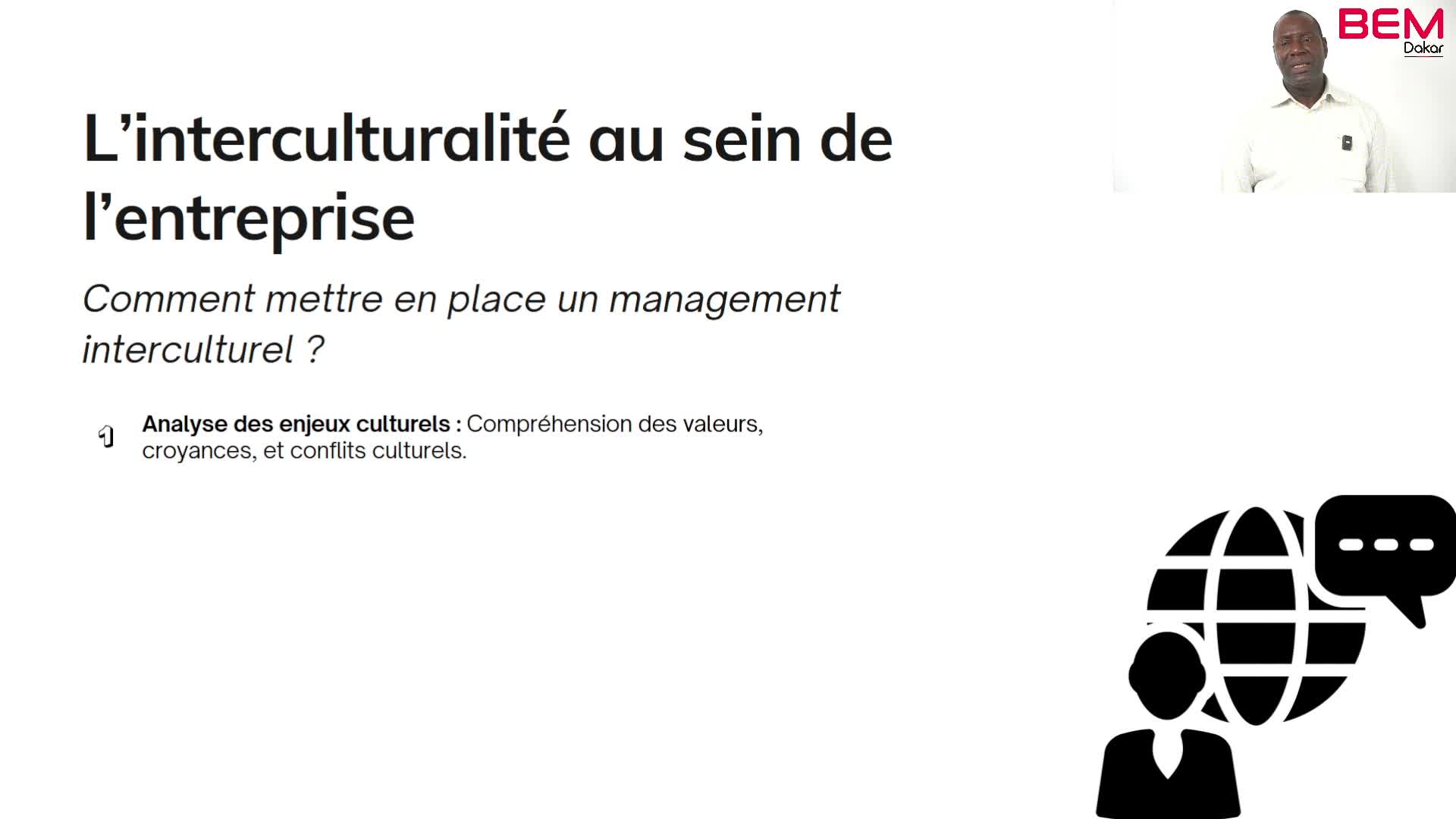 Mem S1A3 L'interculturel au sein de l'entreprise