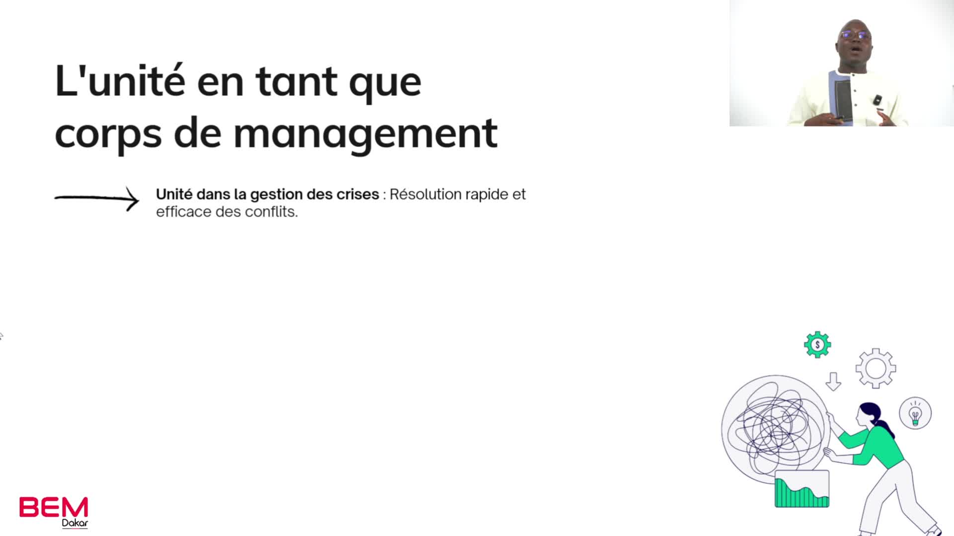 MOP S1A3 L'unité en tant que corps de management