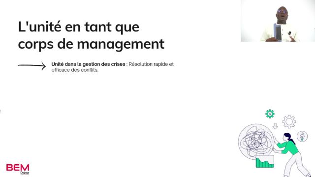 MOP S1A3 Lunité en tant que corps de management