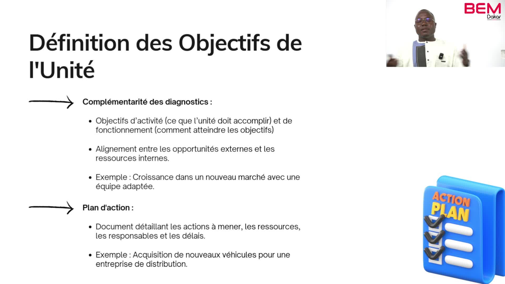 MOP S3A1 La définition des objectifs de l'unité