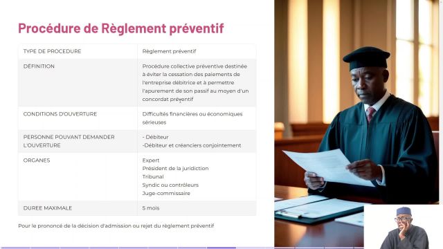 PCAP S1A2 Les Mandataires Judiciaires et les Procé