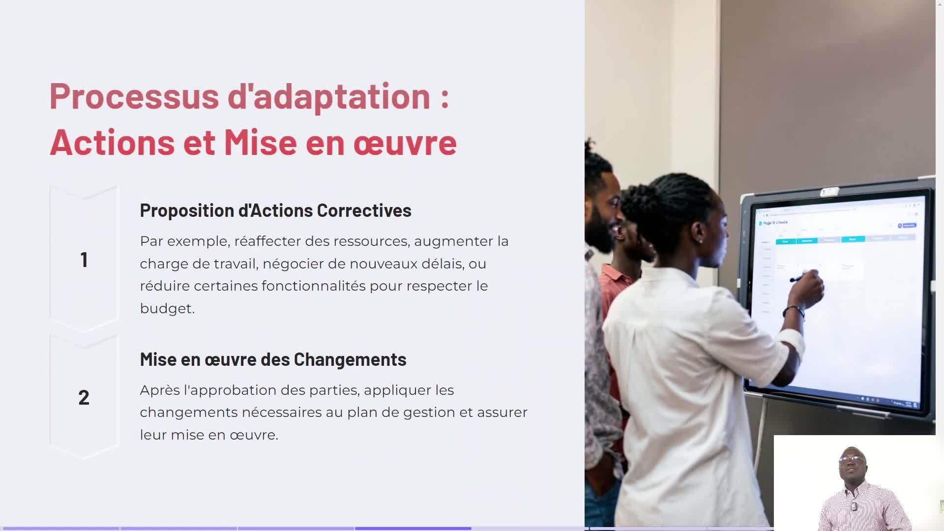Planification S4A3 Adaptation du Plan de Gestion d