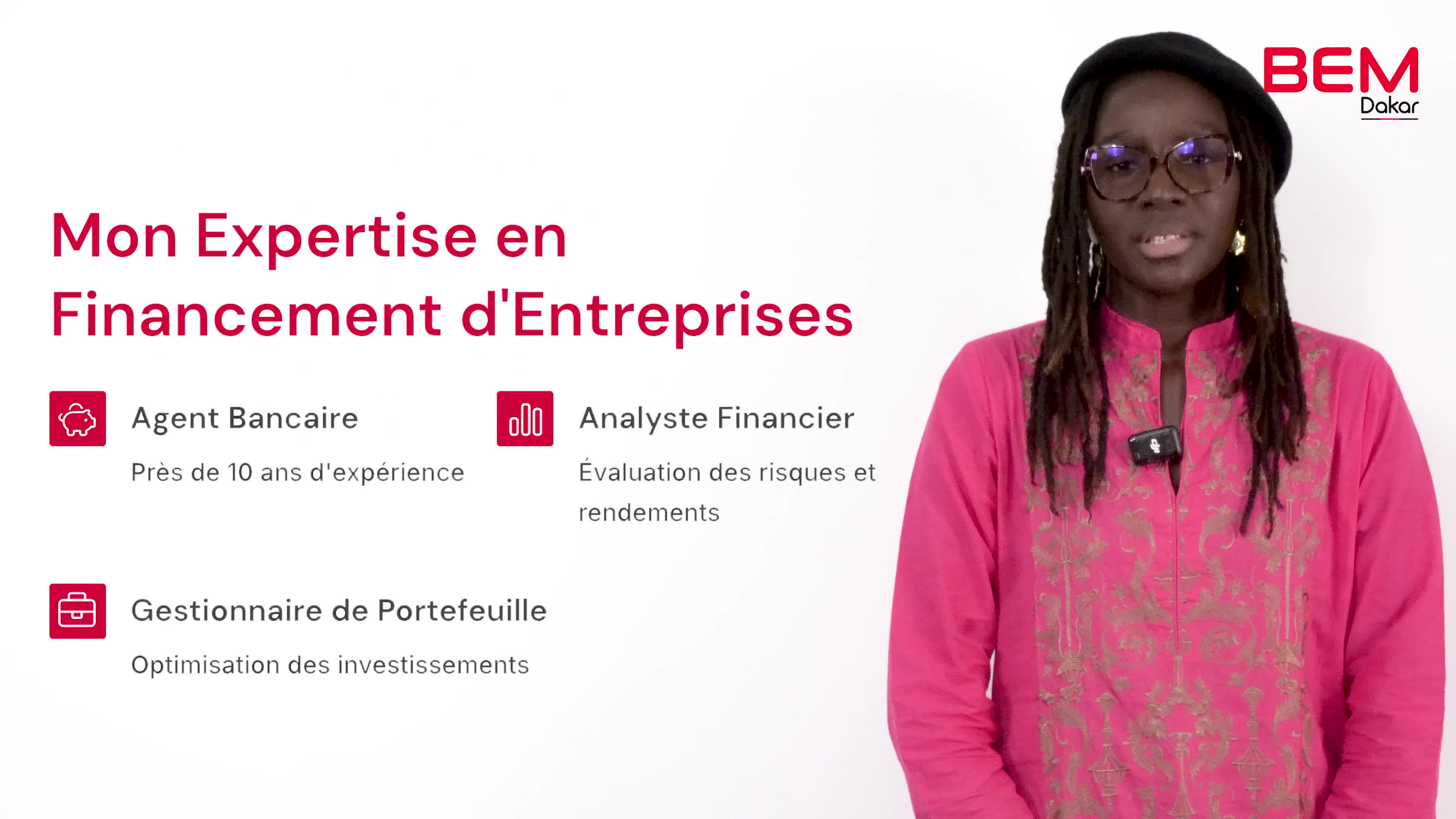 Présentation du professeur