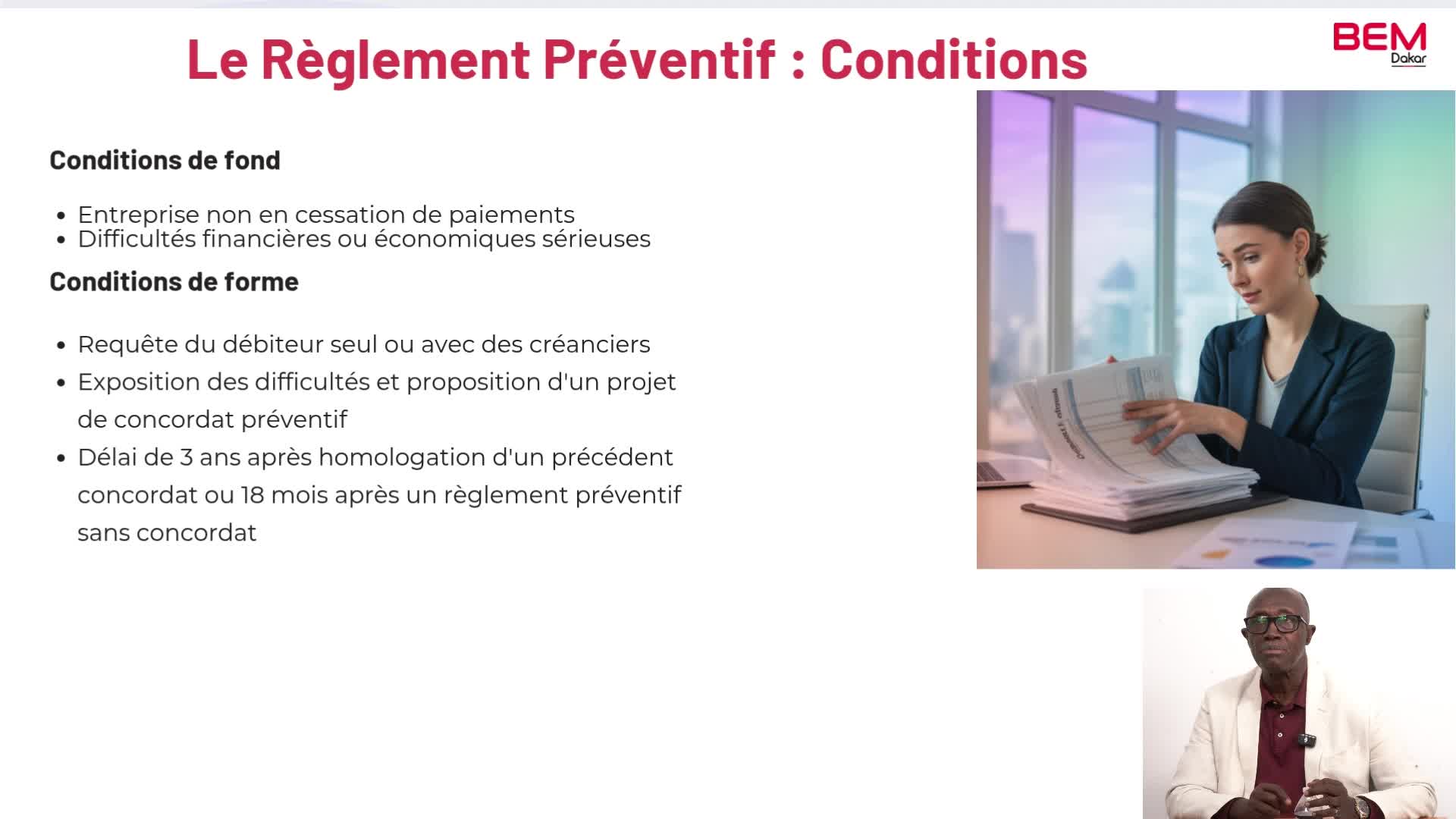 Les procédures préventives