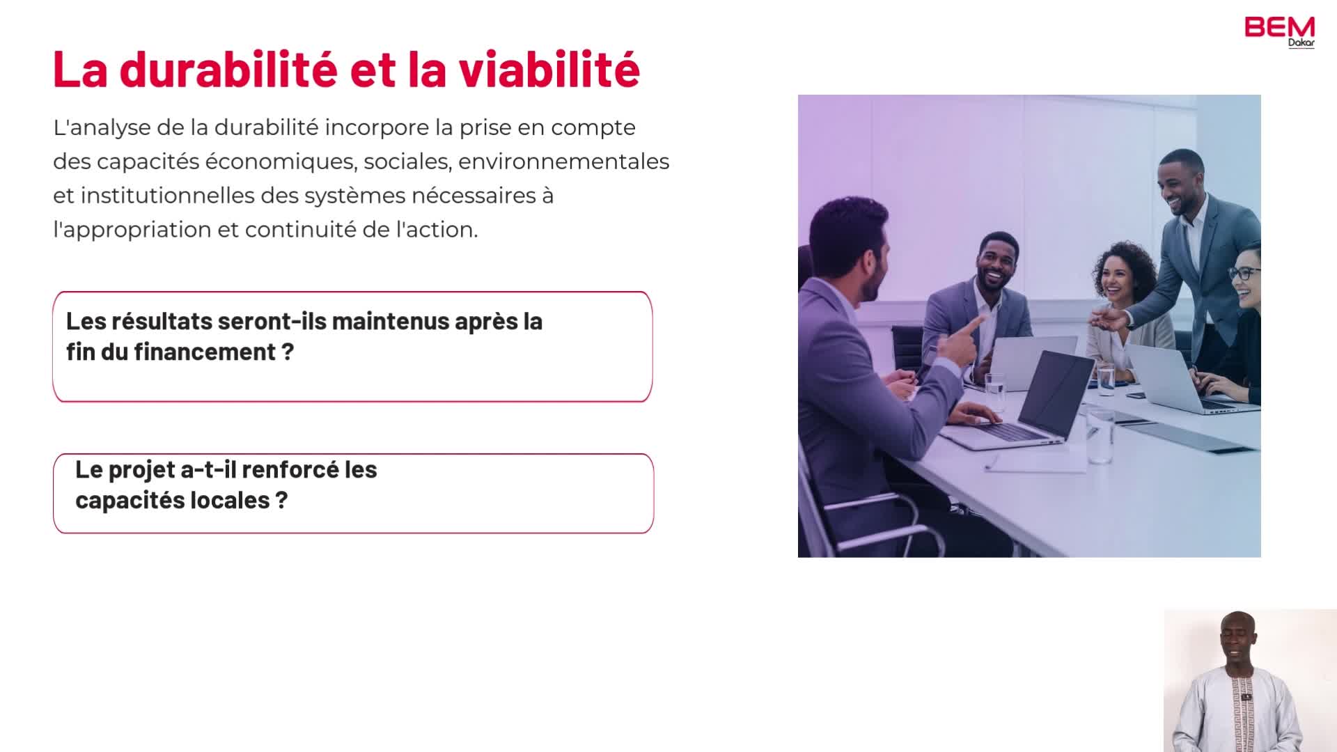 EVALUATION : principes et approches