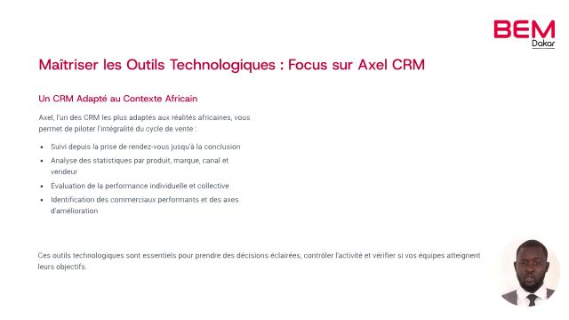 Management commercial: Pourquoi faire ce cours ?