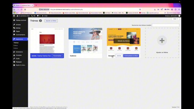 Prise en main du tableau de bord WordPress